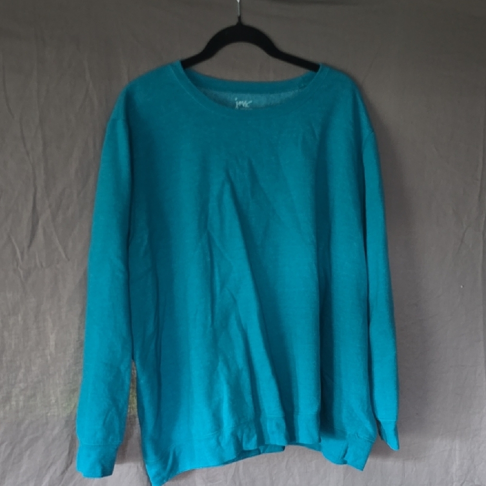 Just My Size Teal Sweatshirt